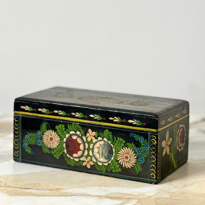 Mexican Lacquered Wood Box