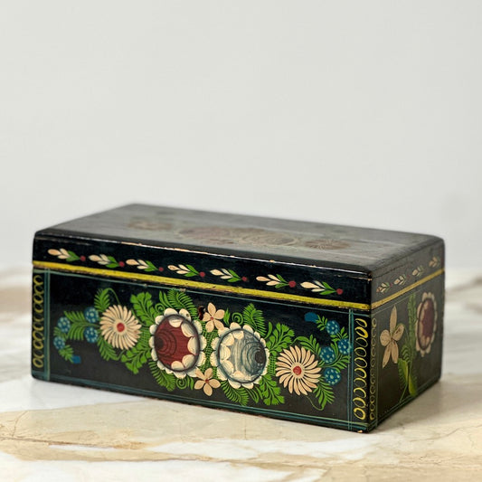 Mexican Lacquered Wood Box