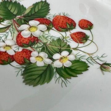 Hammersley Strawberry Porcelain Basket