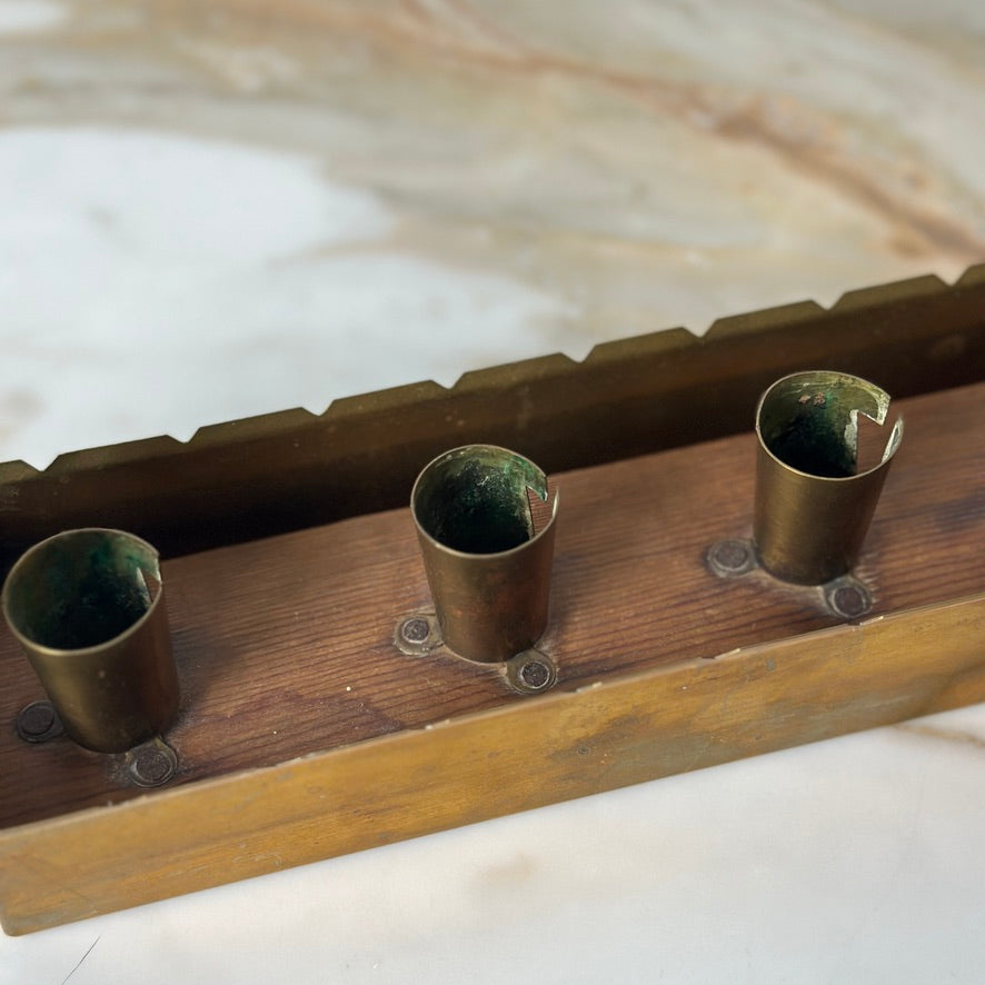 Swedish Brass Advent Candle Holder