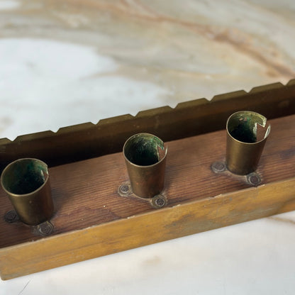 Swedish Brass Advent Candle Holder