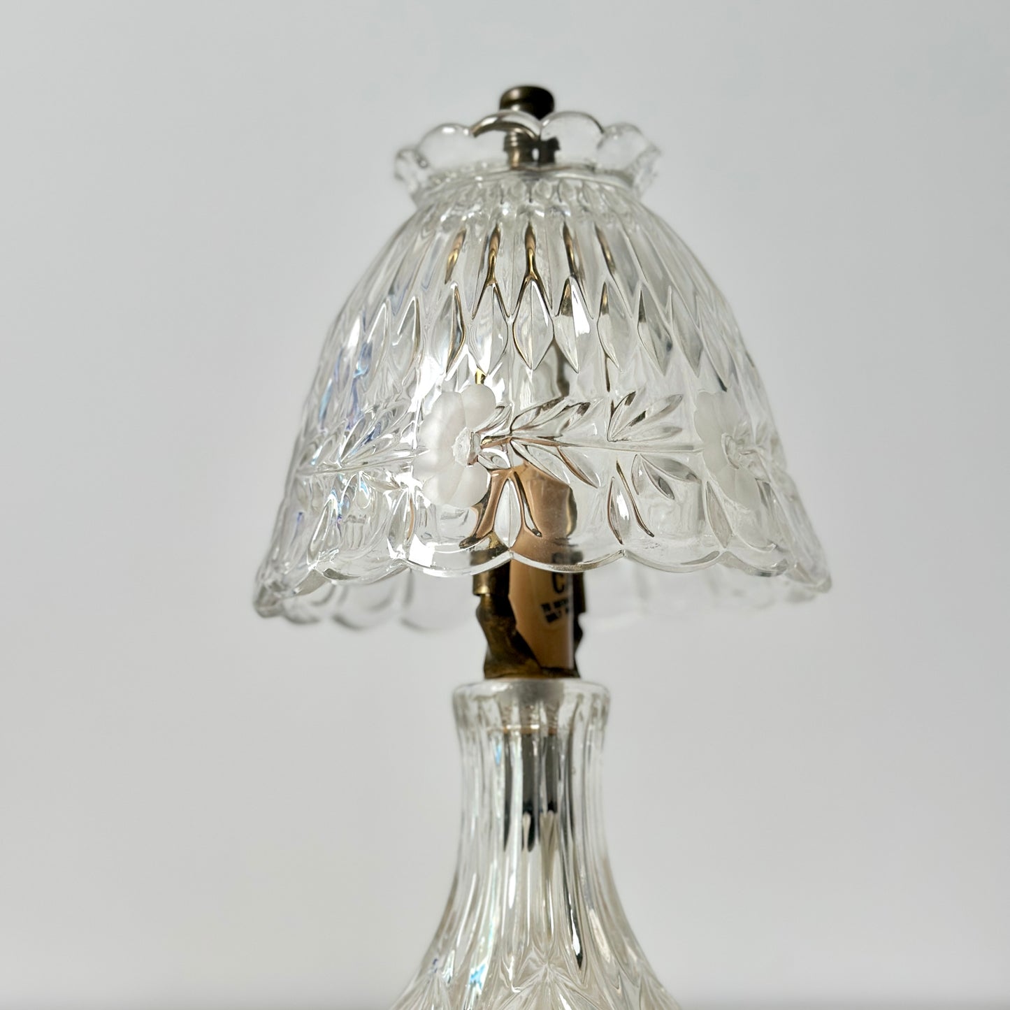 Princess House Crystal Lamp