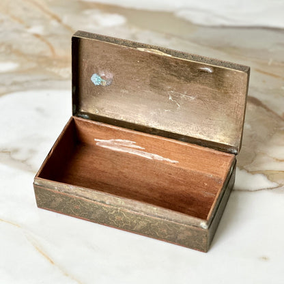 Brass and Enamel Box