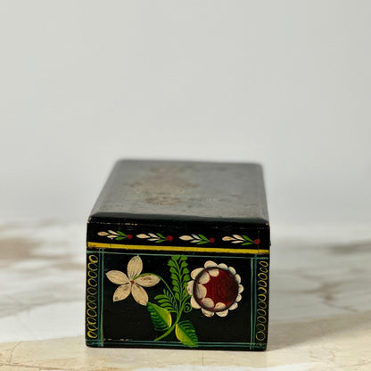 Mexican Lacquered Wood Box