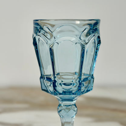 Fostoria Virginia Blue Wine Glasses - Single