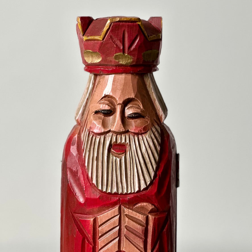 King Wooden Wine Bottle Holder