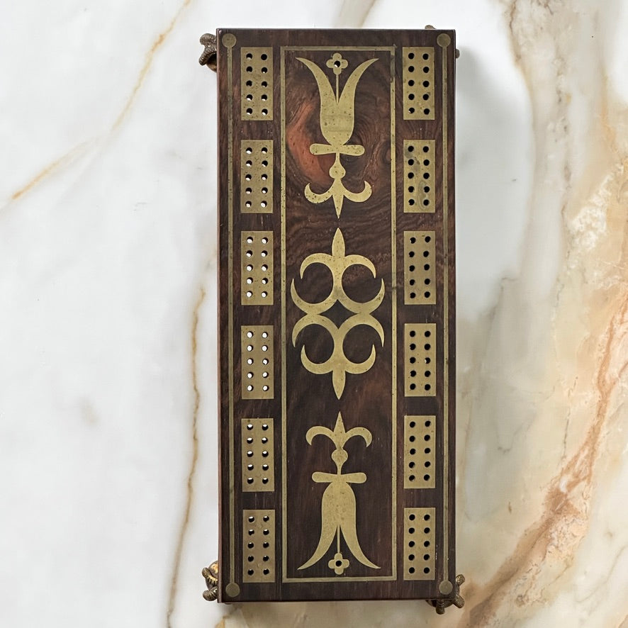 Claw Foot Cribbage Board