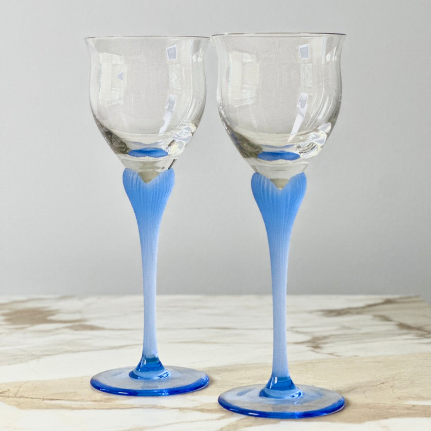Mikasa Sapphire Frosted Glasses - Pair