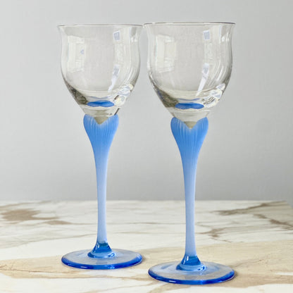 Mikasa Sapphire Frosted Glasses - Pair
