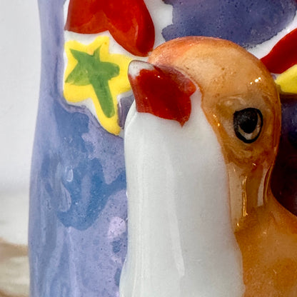 Japanese Bird Wall Pocket