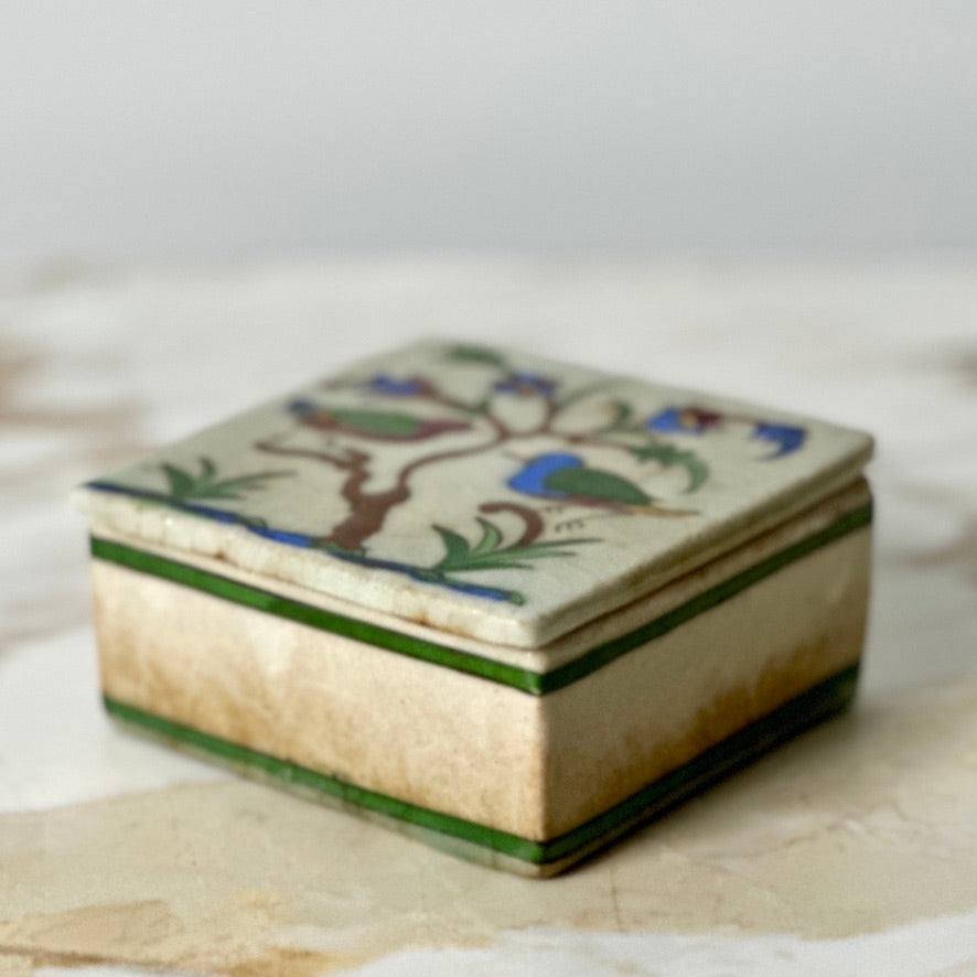 Persian Love Bird Stone Box