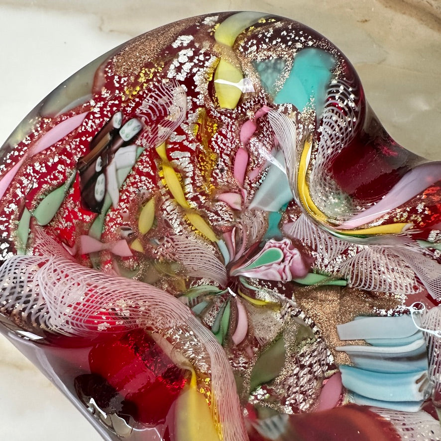 Tutti Frutti Murano Glass Ashtray