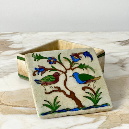 Persian Love Bird Stone Box