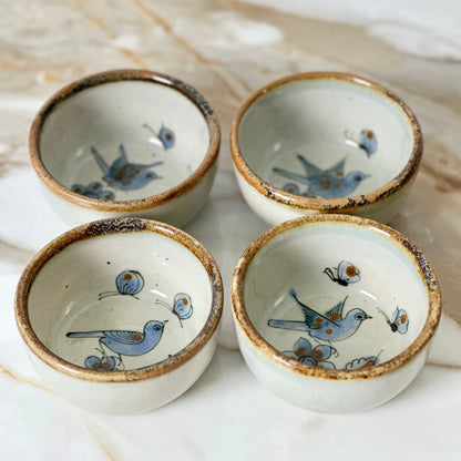 Ken Edwards El Palomar Blue Bird Bowls - set of 4