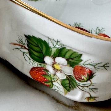 Hammersley Strawberry Porcelain Basket