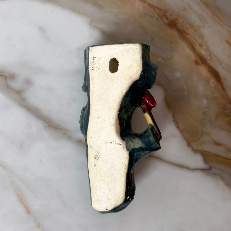Japanese Bird Wall Pocket