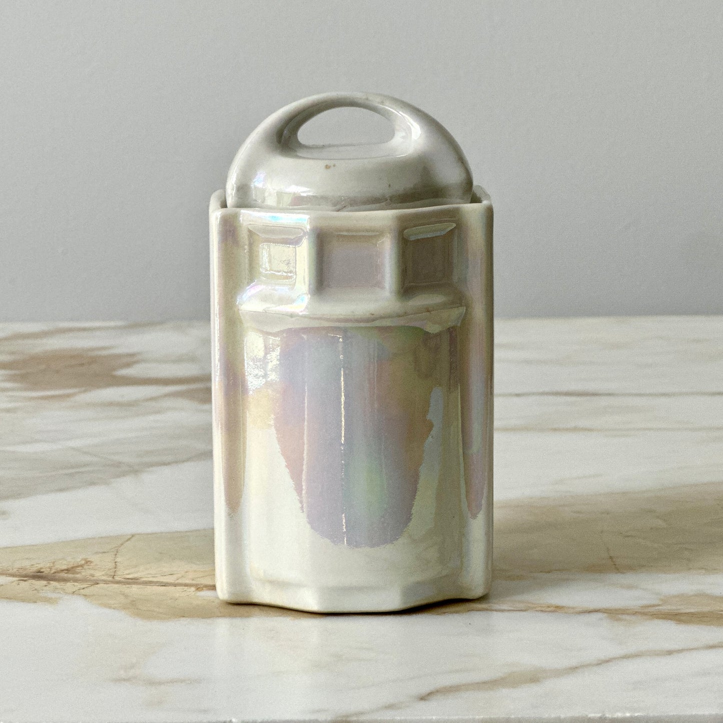German Lusterware Spice Jars - Set of 6