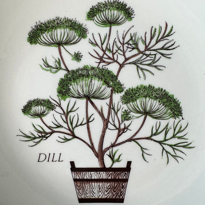 Nelson Lebo Herb Salad Plates - Set of 4