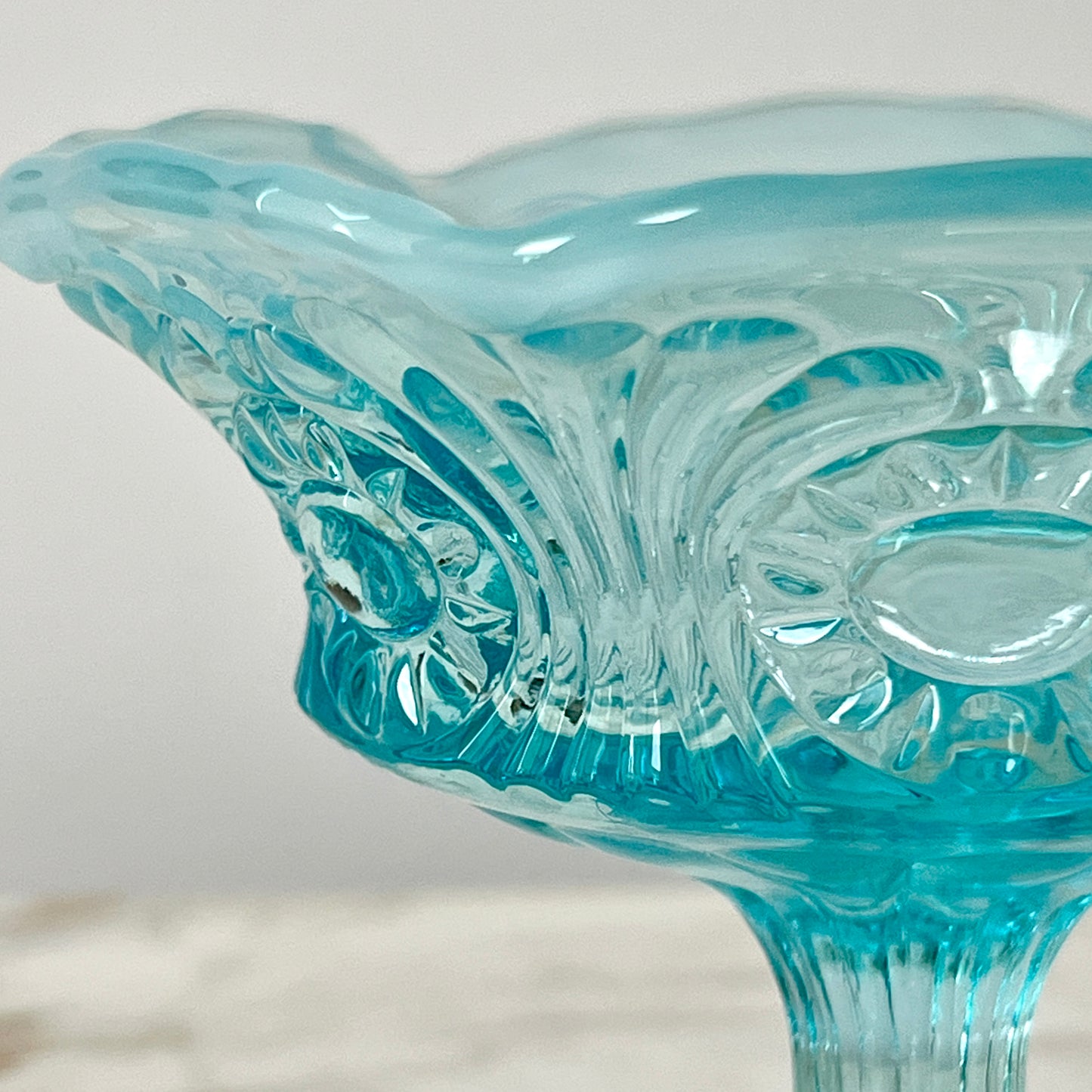 Fenton Glass Compote Dish